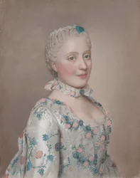 Portrait of Marie Josèphe of Saxony